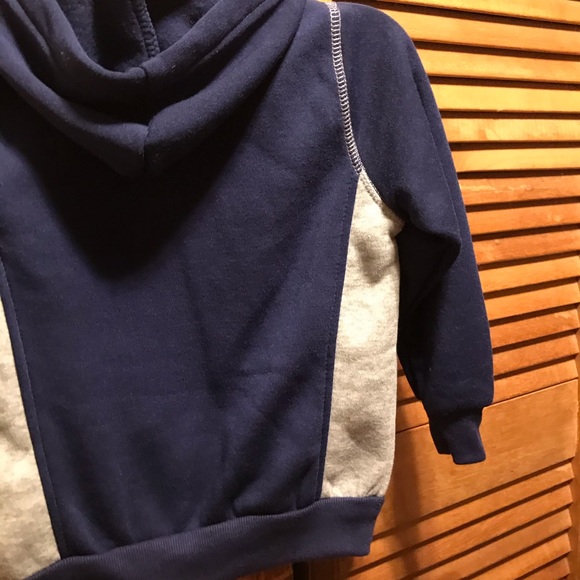 Coney Island Blue & Grey Fleece Hoodie - Picture 10 of 11